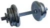 ACRA Jednoruční nakládací činka 15 kg - 25 mm - chrom