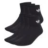 Adidas Originals 6 PACK-MID ANKLE SCK-BLACK ponožky Adidas Originals 6 PACK-MID ANKLE SCK-BLACK ponožky