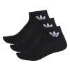 Adidas Originals 3 PACK - MID ANKLE SCK-BLACK ponožky Adidas Originals 3 PACK - MID ANKLE SCK-BLACK ponožky