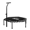 Aga FITNESS Trampolína 130 cm Černá + madlo Aga FITNESS Trampolína 130 cm Černá + madlo