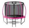 Aga SPORT EXCLUSIVE Trampolína 250 cm Růžová + ochranná síť + žebřík