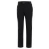 Alpine Pro CORBA dámské černé softshellové kalhoty POUZE 38-LN délka nohavic prodloužená o 5 cm (VÝPRODEJ)