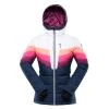 Alpine Pro FEEDRA dámská modrá péřová lyžařská bunda s membránou ptx