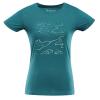 Alpine Pro NEGA 2 dámské zelené rychleschnoucí triko
