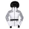 Alpine Pro OLADA dámská bílá lyžařská bunda s membránou ptx POUZE M-Lady (širší) (VÝPRODEJ)