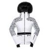 Alpine Pro OLADA dámská bílá lyžařská bunda s membránou ptx POUZE M-Lady (širší) (VÝPRODEJ)