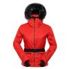 Alpine Pro OLADA dámská červená lyžařská bunda s membránou ptx POUZE S-Lady (širší) (VÝPRODEJ)