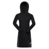 Alpine Pro OLEBA dámské černé mikinové šaty