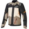 Alpinestars Andes V4 Drystar krémovo-světle hnědo-černo-fluo oranžová bunda na motorku Alpinestars Andes V4 Drystar krémovo-světle hnědo-černo-fluo oranžová bunda na motorku