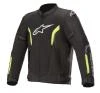 Alpinestars AST Air Tech-Air 5 Kompatibilní černo-fluo žlutá bunda na motorku Alpinestars AST Air Tech-Air 5 Kompatibilní černo-fluo žlutá bunda na motorku