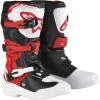 Alpinestars Tech 3S Youth bílo-černo-červené dětské boty na motorku Alpinestars Tech 3S Youth bílo-černo-červené dětské boty na motorku