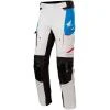 Alpinestars Andes Drystar Honda světle šedo-černo-modro-červené pánské motocyklové kalhoty Alpinestars Andes Drystar Honda světle šedo-černo-modro-červené pánské motocyklové kalhoty