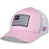 Alpinestars Flag Snap Hat růžovo-bílá kšiltovka Alpinestars Flag Snap Hat růžovo-bílá kšiltovka