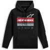 Alpinestars Harken Hoodie černá pánská mikina Alpinestars Harken Hoodie černá pánská mikina