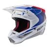 Alpinestars S-M5 Honda kolekce bílo-modro-červená motokrosová helma Alpinestars S-M5 Honda kolekce bílo-modro-červená motokrosová helma