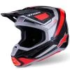 Alpinestars SM7 Rise černo-stříbrno-fluo červená motokrosová helma Alpinestars SM7 Rise černo-stříbrno-fluo červená motokrosová helma