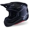 Alpinestars SM7 Solid černá motokrosová helma Alpinestars SM7 Solid černá motokrosová helma