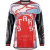 Alpinestars Techstar Beast Coast limitovaná edice šedo-černo-oranžový motokrosový dres Alpinestars Techstar Beast Coast limitovaná edice šedo-černo-oranžový motokrosový dres