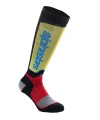 Alpinestars MX Plus černo-červeno-fluo-žluto-fluo-modré ponožky Alpinestars MX Plus černo-červeno-fluo-žluto-fluo-modré ponožky