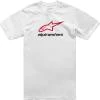 Alpinestars Always 2.0 CSF bílo-červeno-černé pánské tričko Alpinestars Always 2.0 CSF bílo-červeno-černé pánské tričko