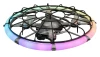 AMEWI Trade e.K. Dron M18 s kamerou a LED osvětleným ochranným kruhem RTF Brushless, gesta, FPV