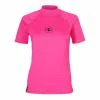 Aqualung Dámské lycrové triko Aqua Lung RASHGUARD SLIM FIT růžová kr. rukáv