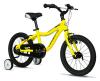 Leader Fox BUBU BOY 16 YELLOW (V-BRAKE/CHAIN) dětské kolo + blikačky zdarma