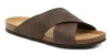Arno COSMOS Comfort 8110-704a hnědé pánské nadměrné nazouváky Arno COSMOS Comfort 8110-704a hnědé pánské nadměrné nazouváky