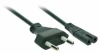 Basic černý 2pinový napájecí kabel pro nabíječky elektrokol Basic černý 2pinový napájecí kabel pro nabíječky elektrokol
