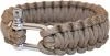 BCB Adventure náramek paracord kov béžový BCB Adventure náramek paracord kov béžový