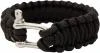 BCB Adventure náramek paracord kov černý BCB Adventure náramek paracord kov černý