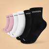 BeastPink Ponožky Midhigh 3Pack White Black Pink