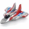 Bestway Nafukovací lehátko 41443 STÍHAČKA GALAXY GLIDER 136 x 135 cm šedá