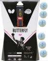 BUTTERFLY - Zhang Jike ZJX6 + míčky 6 ks BUTTERFLY - Zhang Jike ZJX6 + míčky 6 ks