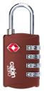 CabinZero TSA Travel Lock Sangria Red