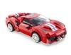 CaDA RC programovatelná stavebnice sportovní auto Red RAce Car 306 dílků