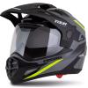 Cassida Enduro přilba Tour 2.0 X-tra šedo-fluo žluto-černá s černým matným kšiltem