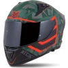 CASSIDA Aero ATCK camo zeleno-černo-šedo-oranžová integrální helma na motorku CASSIDA Aero ATCK camo zeleno-černo-šedo-oranžová integrální helma na motorku