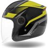 Cassida Reflex černo-stříbrno-fluo žlutá Přilba