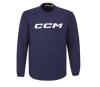 CCM Mikina Locker Room Fleece Crew SR POUZE Senior, XL, černá (VÝPRODEJ)