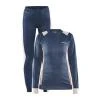 Craft CORE Dry Baselayer W 1909706 dámský set POUZE M - růžová (VÝPRODEJ)