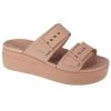 Crocs Brooklyn Buckle Low Wedge W latte dámské sandály Crocs Brooklyn Buckle Low Wedge W latte dámské sandály