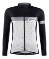 Force SPRAY LADY bílo-černý dámský cyklodres - dl. rukáv Force SPRAY LADY bílo-černý dámský cyklodres - dl. rukáv