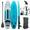 e4fun Allround Stand Up Paddle Board tyrkysový