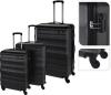 Excellent Kufr cestovní na kolečkách sada 3 ks PROWORLD antracit Excellent Kufr cestovní na kolečkách sada 3 ks PROWORLD antracit