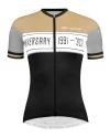 Force ANNIVERSARY LADY černo-zlatý dámský cyklistický dres POUZE S (VÝPRODEJ)