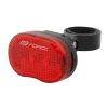 Force Blikačka zadní TRI 3LM 3 LED, baterie (VÝPRODEJ)