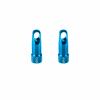 TK 91 Čepičky galuskového ventilku s klíčem,hliník,modré