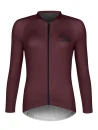 Force CHARM bordó dámský cyklistický dres - dl. rukáv POUZE L (VÝPRODEJ)