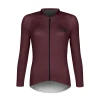 Force CHARM bordo dámský cyklodres - dlouhý rukáv